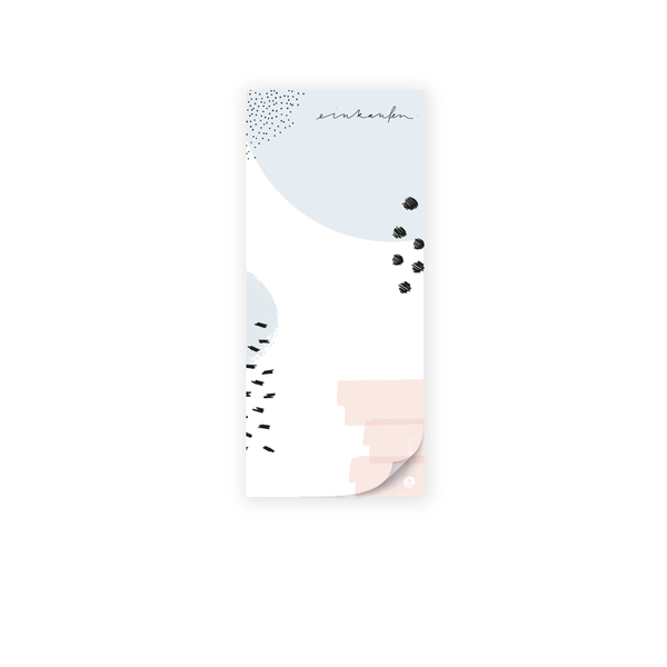 Einkaufsliste Design Bern, Notizblock