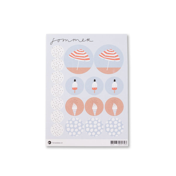 Sommar | Stickerbogen