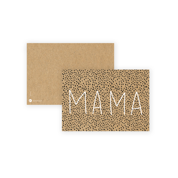 Mama | Midi-Postkarte Muskat