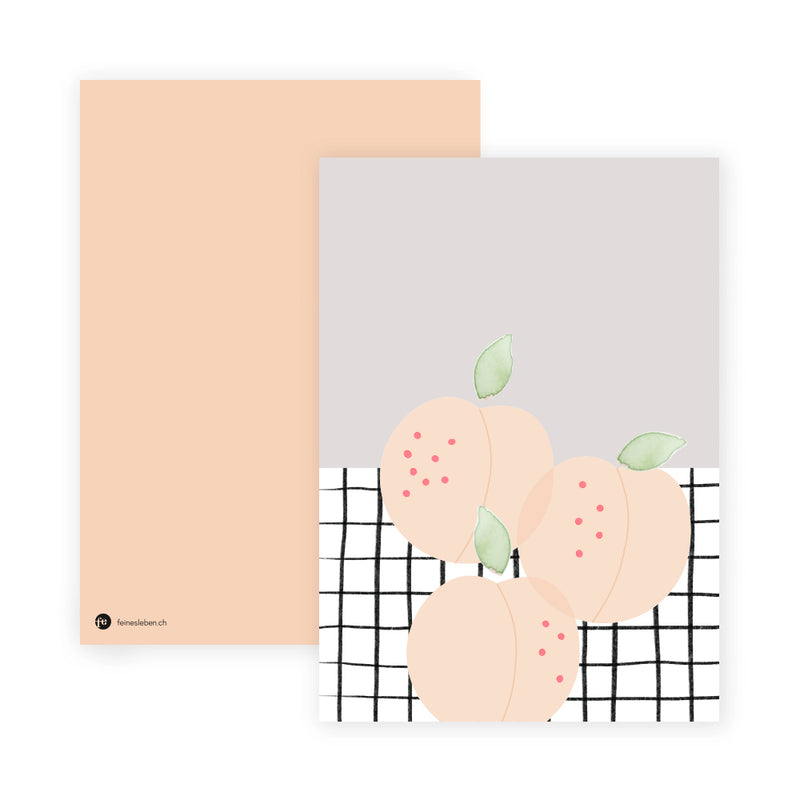 Peachy | Postkarte